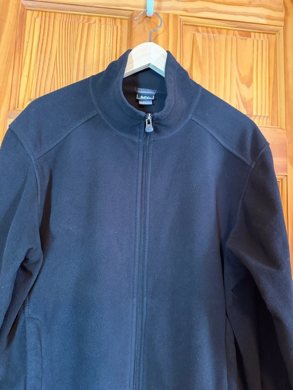 REI Black Fleece Jacket with Logo